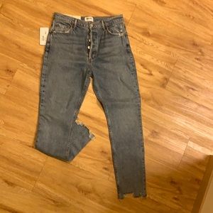 NWT agolde nico high rise slim fit jean
